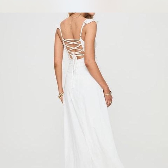 Princess Polly White Sleeveless Sweetheart Maxi Gown - Picture 2 of 7